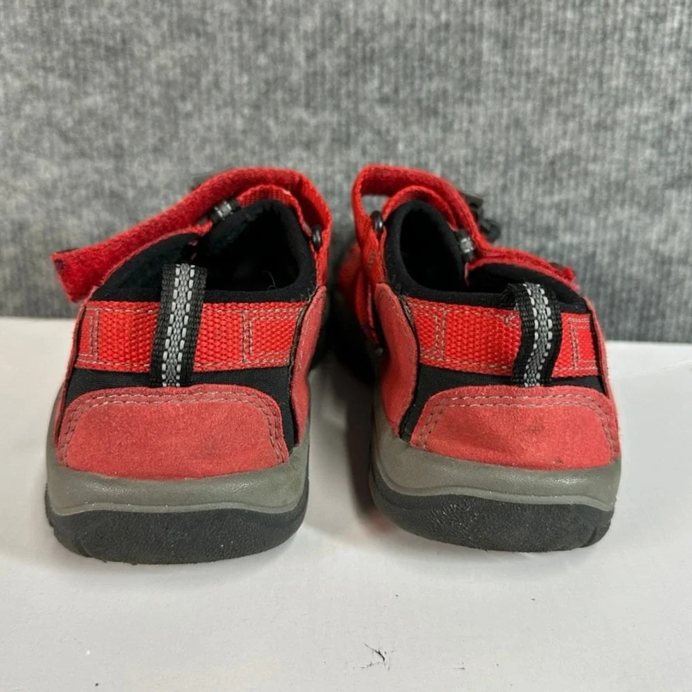 Keen Newport H2 Kids Red Black Waterproof Hiking Water Sandals Shoes Sz 1